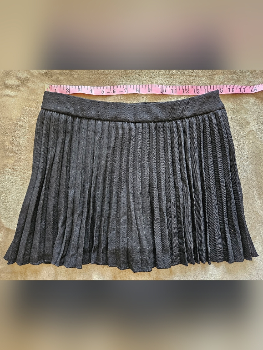 NWT fashion nova pleated black skort size medium